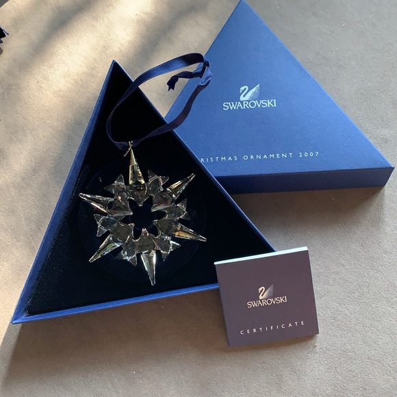 Swarovski 2007 large Christmas Ornament - Picture 1 of 7